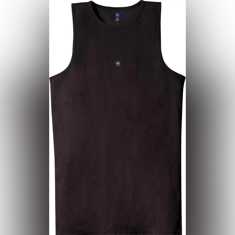 Men’s YZY Yeezy Gap Engineered by Balenciaga Loose Tank Top Black XL